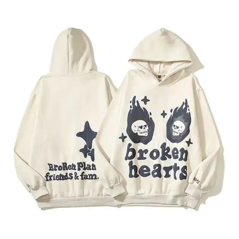 Cosmic Print Hooded Sweatshirt Assorted Colors Streetwear