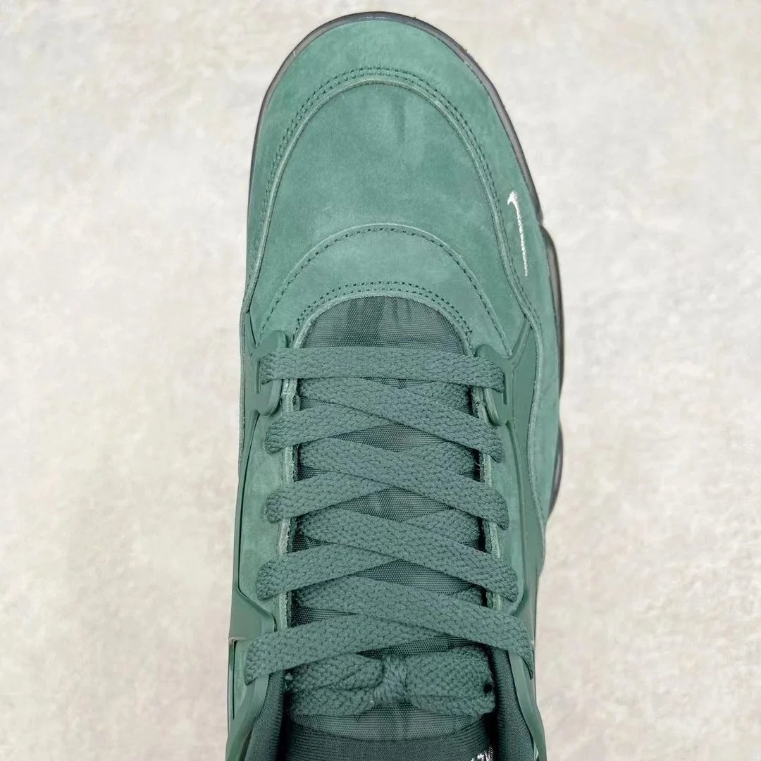 Nike Air Flight 89 Green Suede Retro Basketball Sneakers