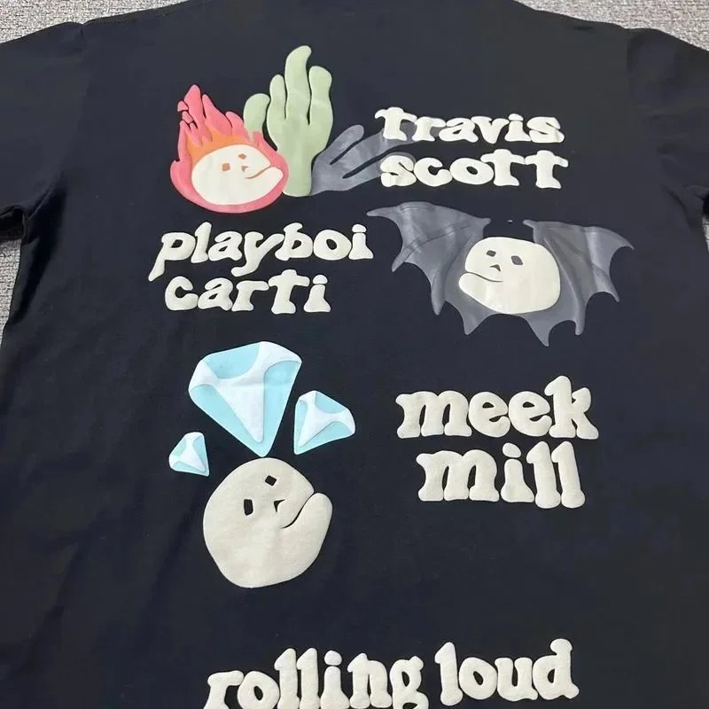 Rolling Loud Graphic Print Black White Hoodie T-Shirt Streetwear