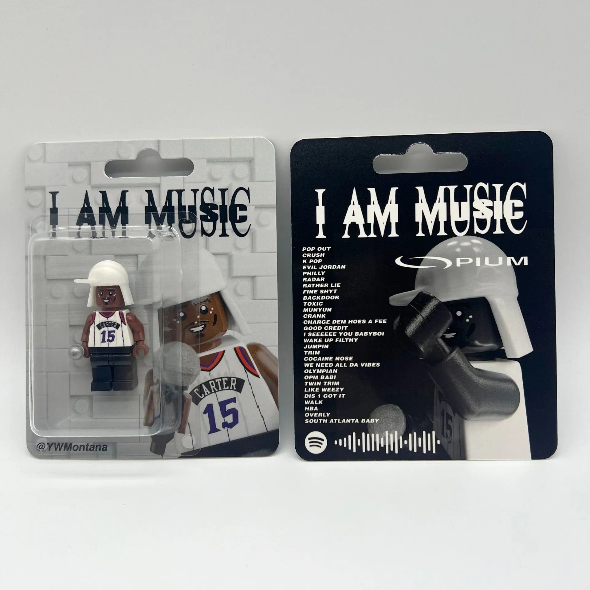 Opium I Am Music White Black Streetwear Accessory