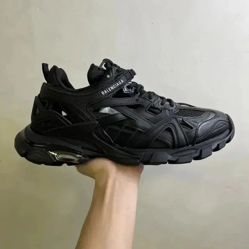 Balenciaga Track 2 Black Monochrome Sneakers