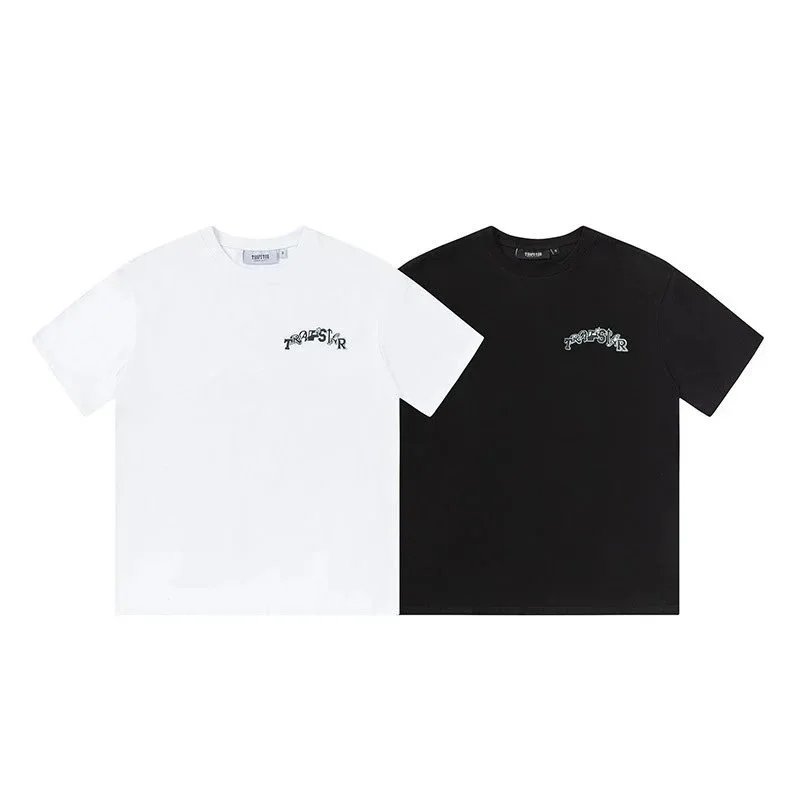 TROFESTAR Graphic Print White Black Streetwear T-Shirt