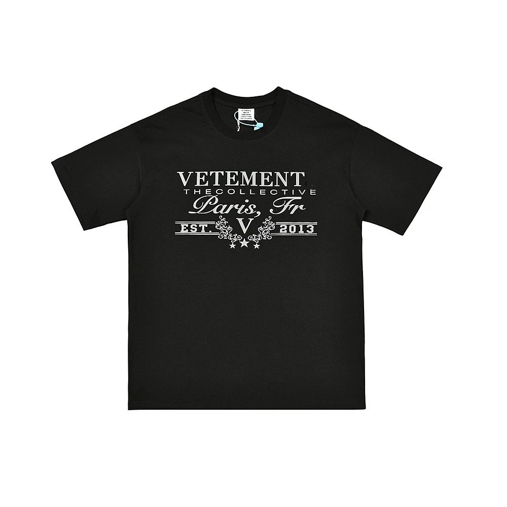 Black Cotton Crew Neck Short Sleeve T-Shirt