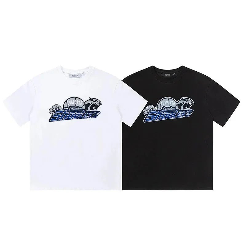 Trapstar London Shooters White Black Graphic Tee