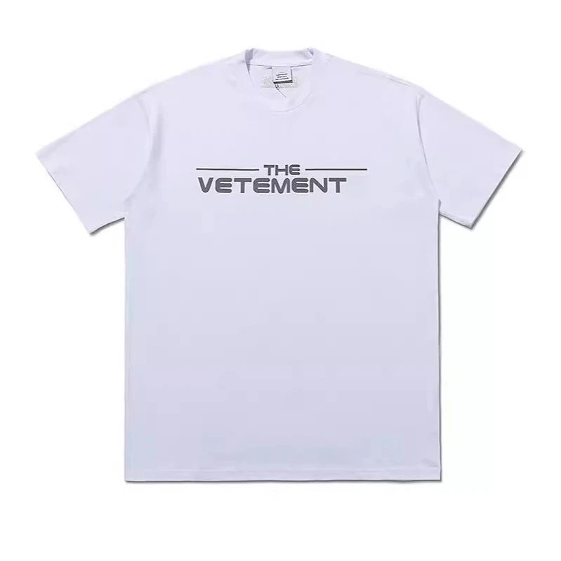 The Vetement White Graphic Print T-Shirt