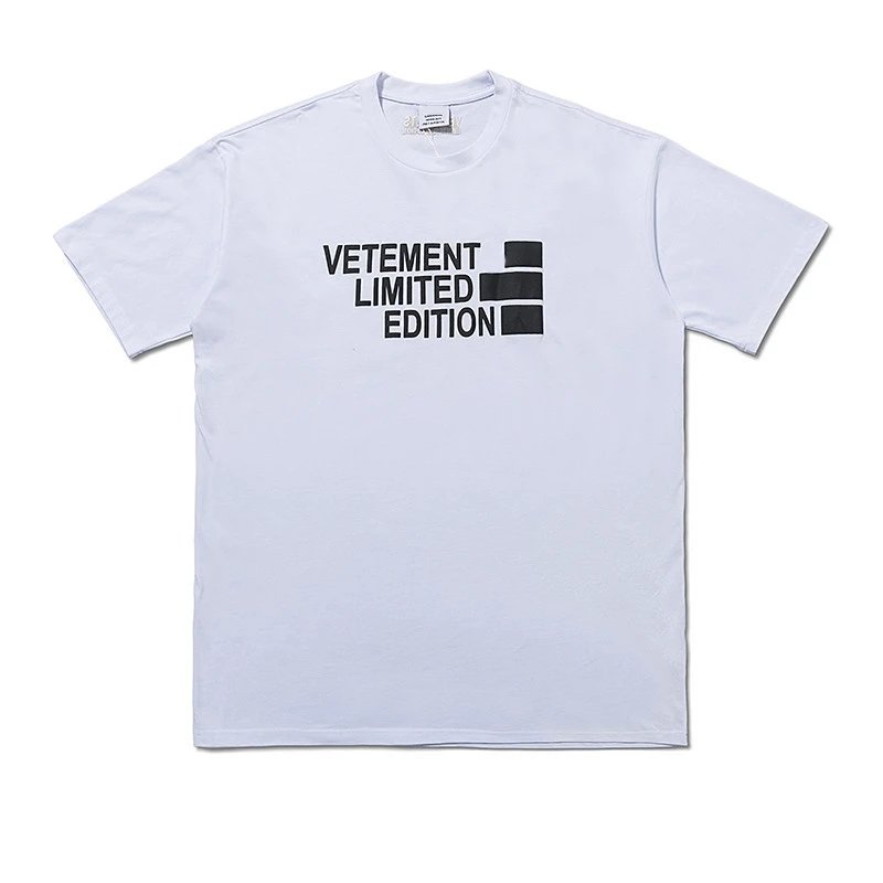 Vetement Limited Edition White Graphic Print T-Shirt