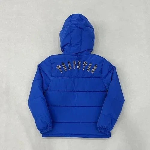 Trapstar Puffer Jacket Black Hooded Winter