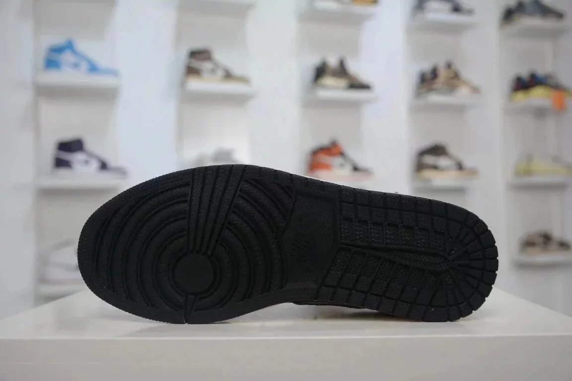Nike Air Jordan 1 Black Grey Neutral Low Sneakers