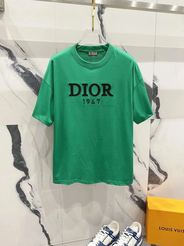 Dior T-Shirts Logo and Oblique Print product detail image 5