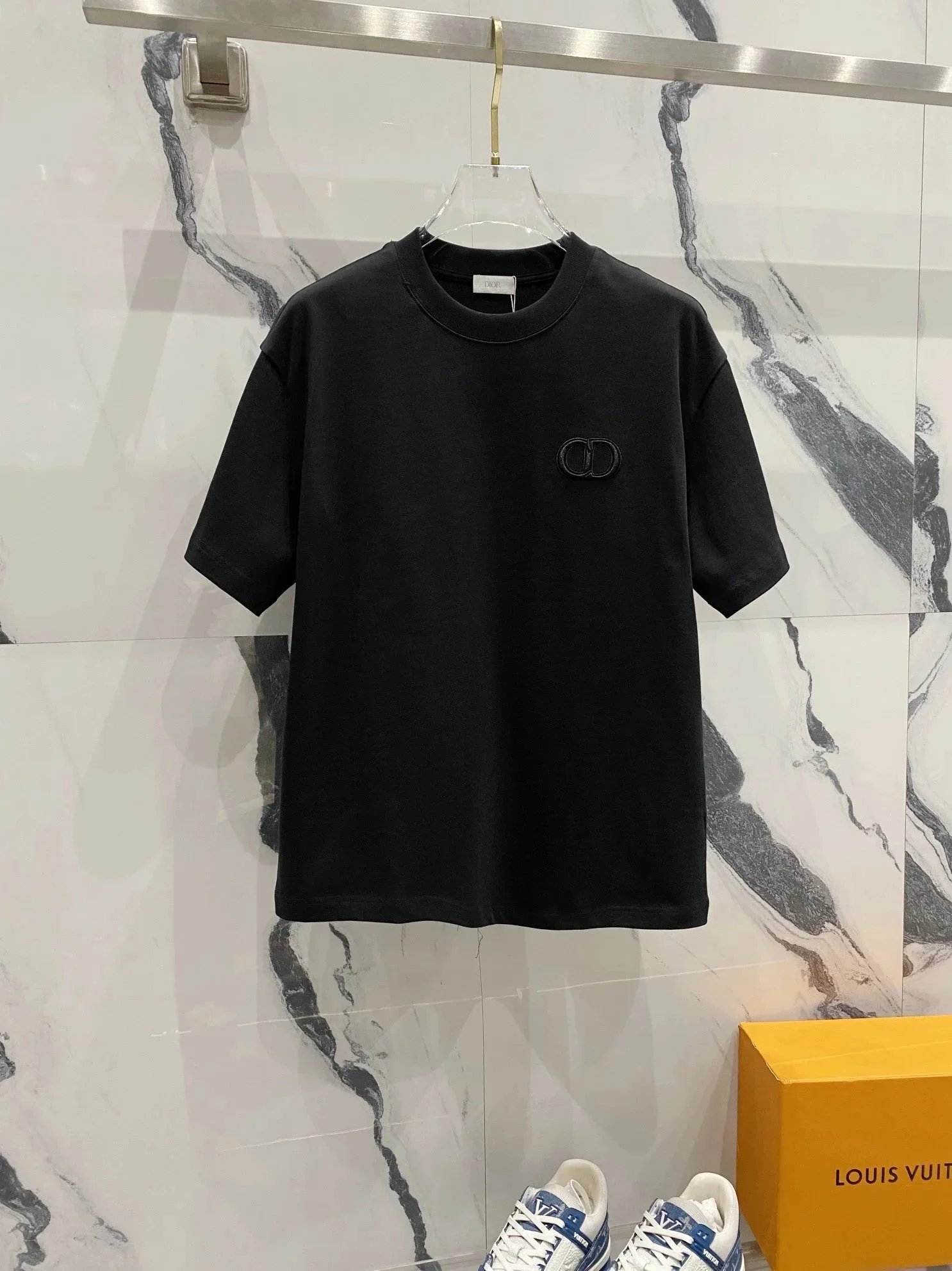 Dior T-Shirts Logo and Oblique Print — 06