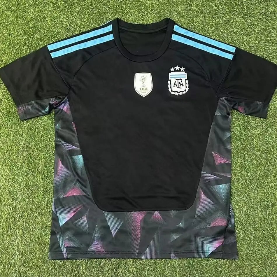 Argentina Football Association Jerseys National Team Jersey — 2627 Argentina goalkeeper black