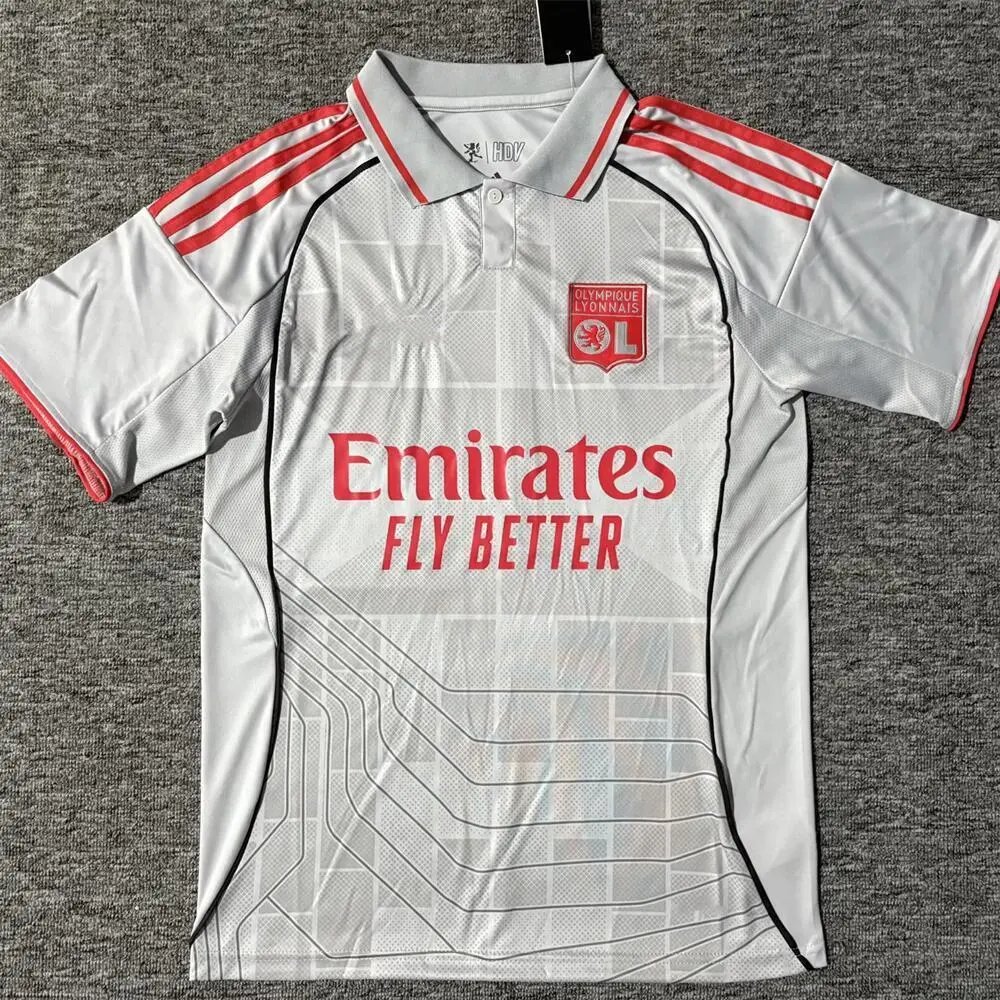 Kappa Football Jerseys Short-Sleeve Club Jersey — 2526 Lyon Two Passengers
