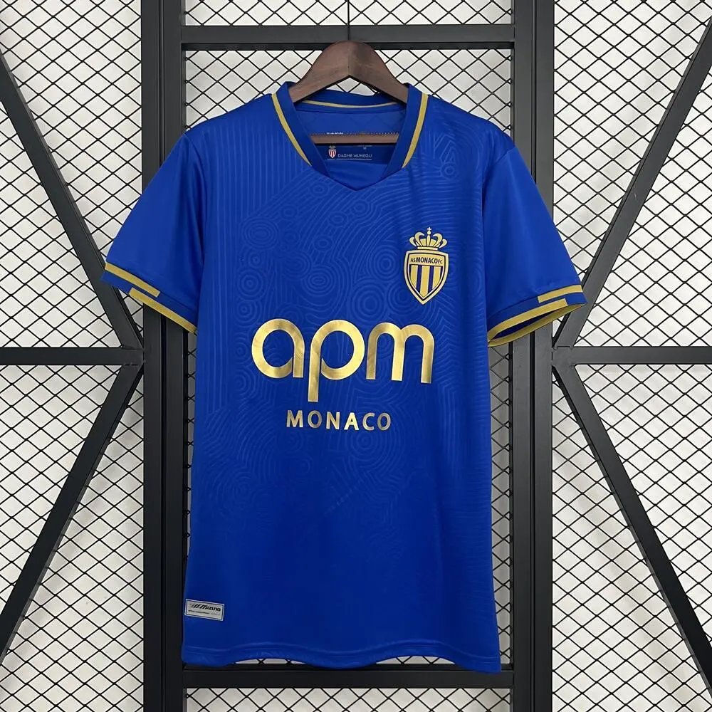 Kappa Football Jerseys Short-Sleeve Club Jersey — 2526 Monaco away game