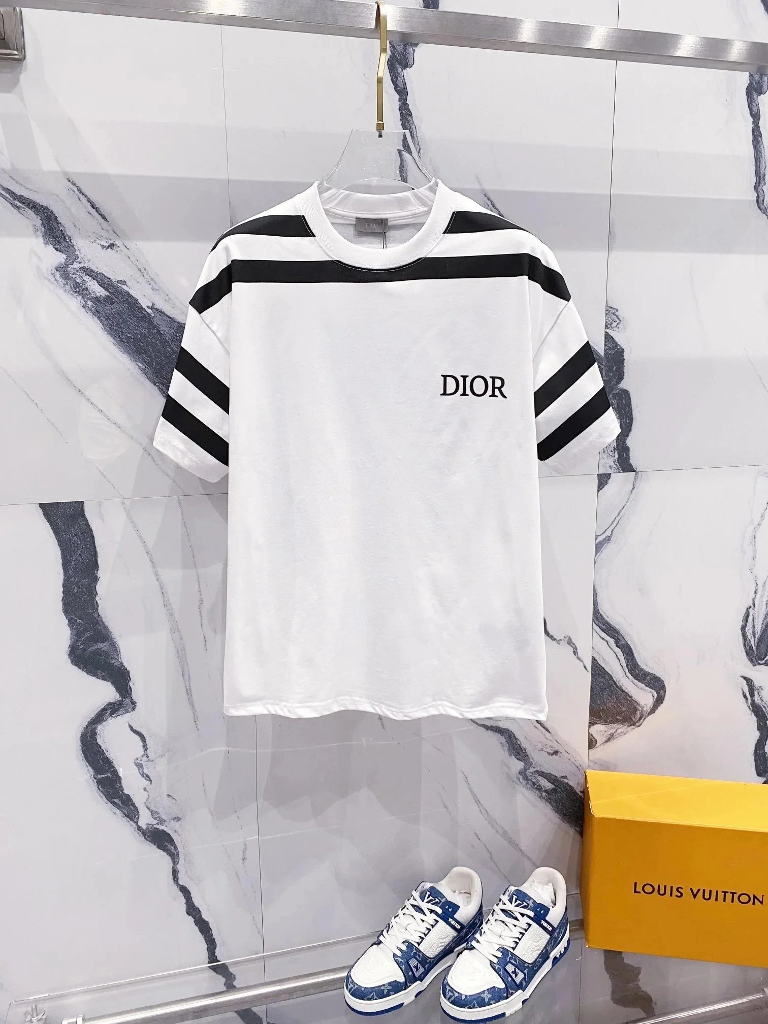 Dior T-Shirts Logo and Oblique Print image 9