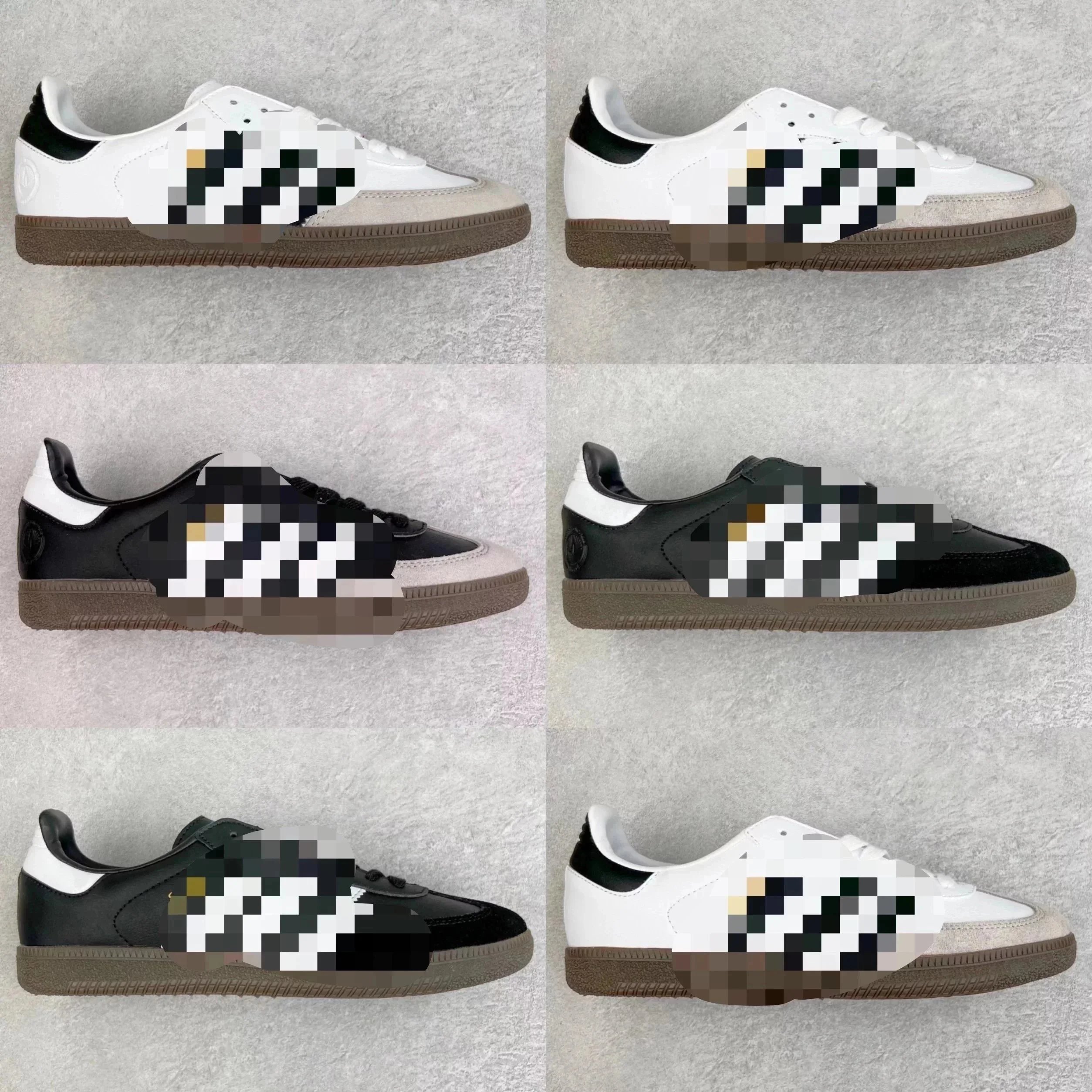 Adidas Samba Pixelated White Black Casual Sneakers