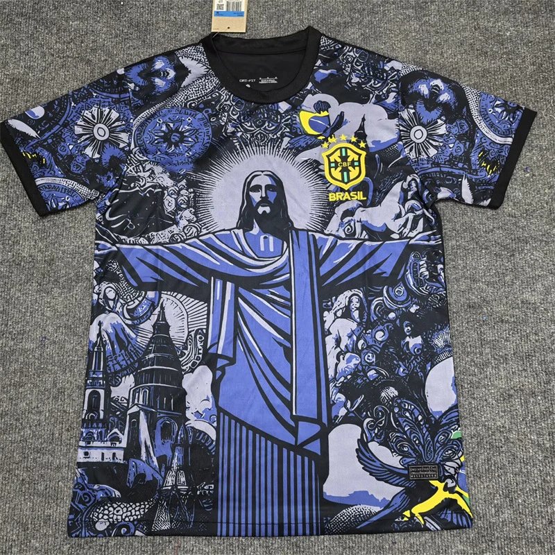 CBF Football Jerseys Brazil graphic jersey — 2425 Brazil YS Shangqing