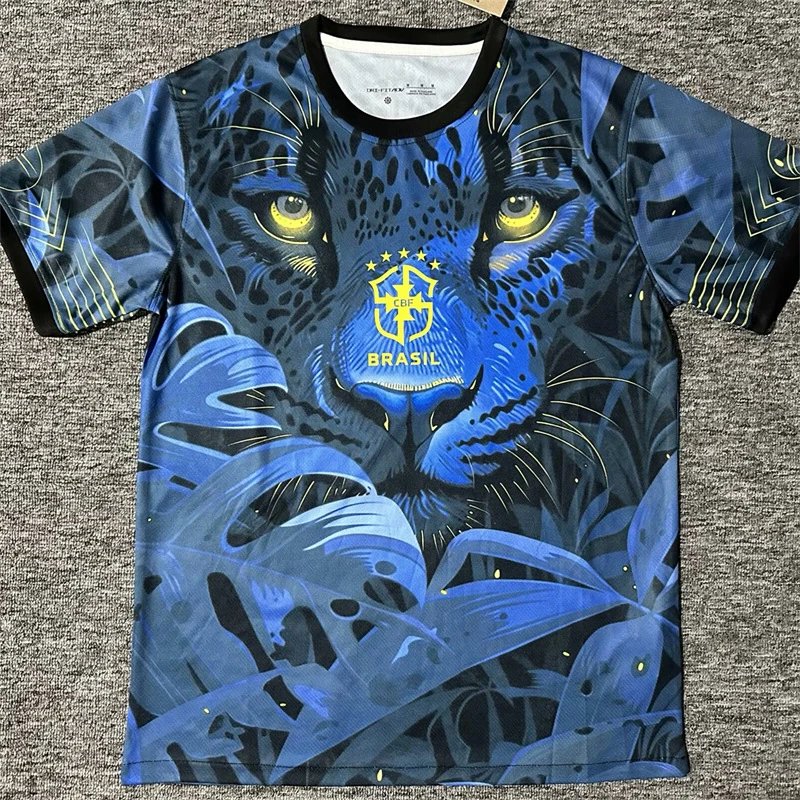 CBF Football Jerseys Brazil graphic jersey — 2425 Brazil Lion Special Edition