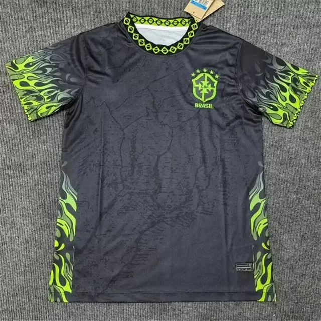 CBF Football Jerseys Brazil graphic jersey product detail image 9