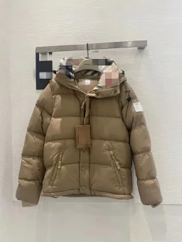 thumbnail for Black Friday Mega Deals Europe High Quality Winter Hooded Down Jacket Detachable New Men's and Women's Trendy Brand Windproof Warm Jacket