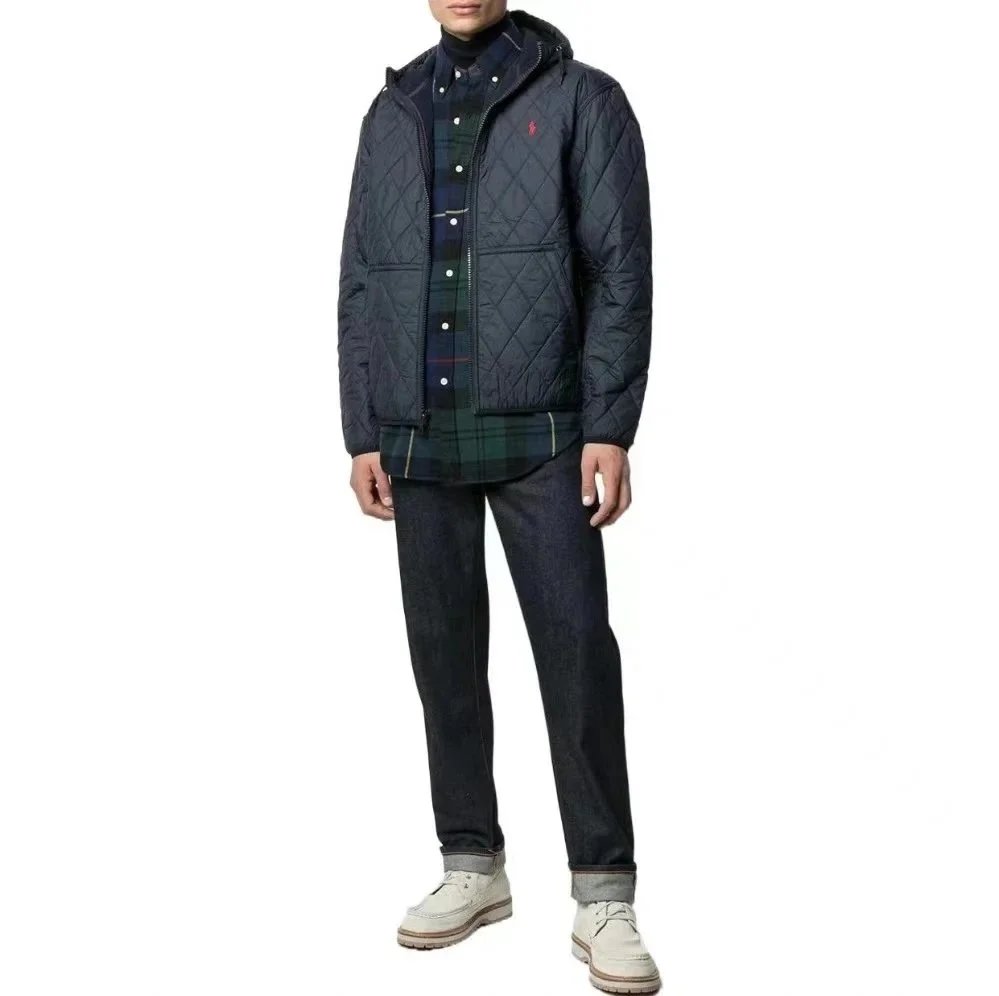 Polo Ralph Lauren Black Quilted Hooded Jacket