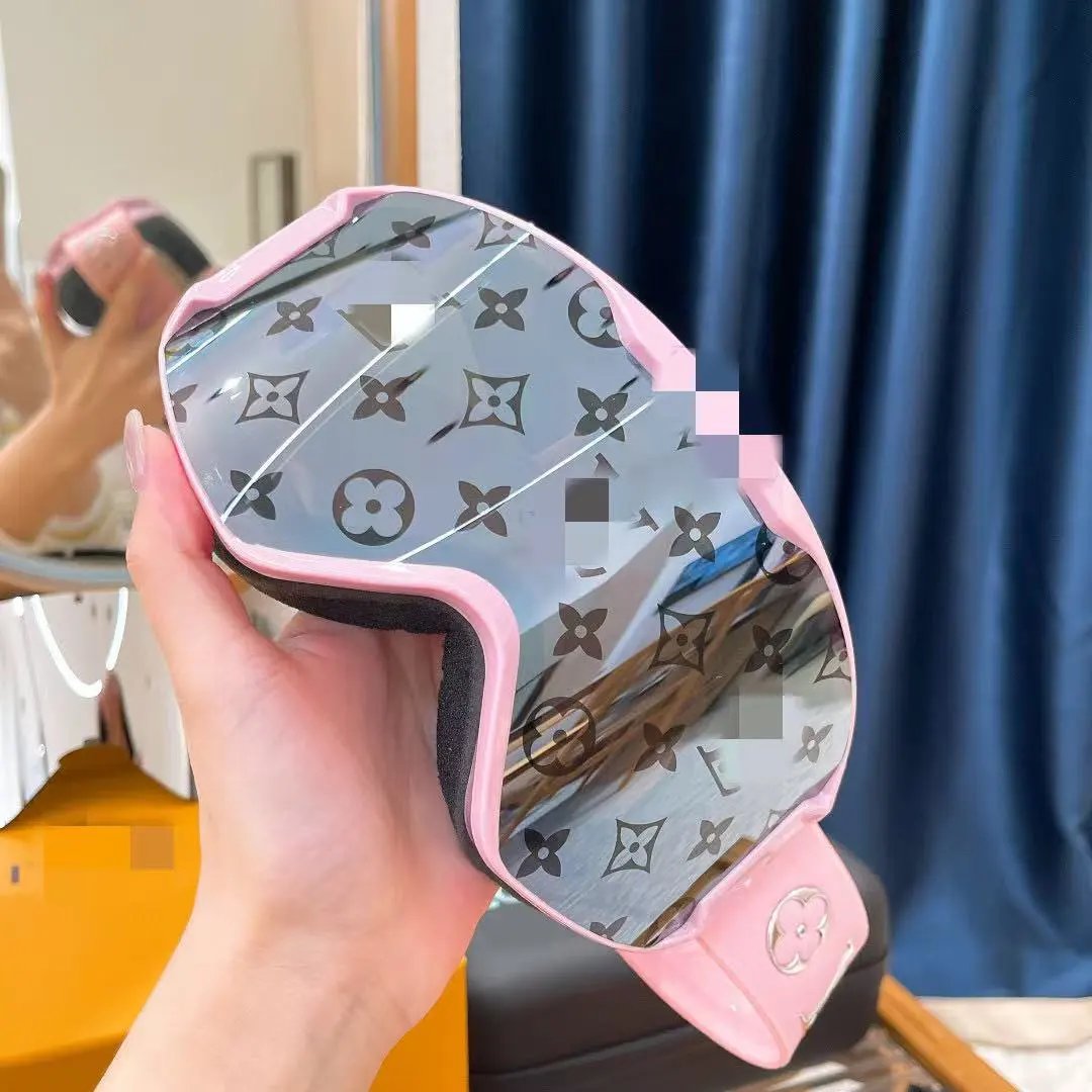 Louis Vuitton Eyewear Oversized Wraparound Ski Goggles — New pink color
