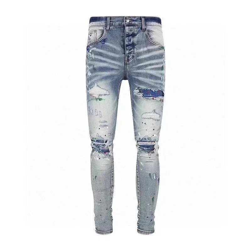 IRI Distressed Denim Jeans Assorted Colors Ripped Streetwear
