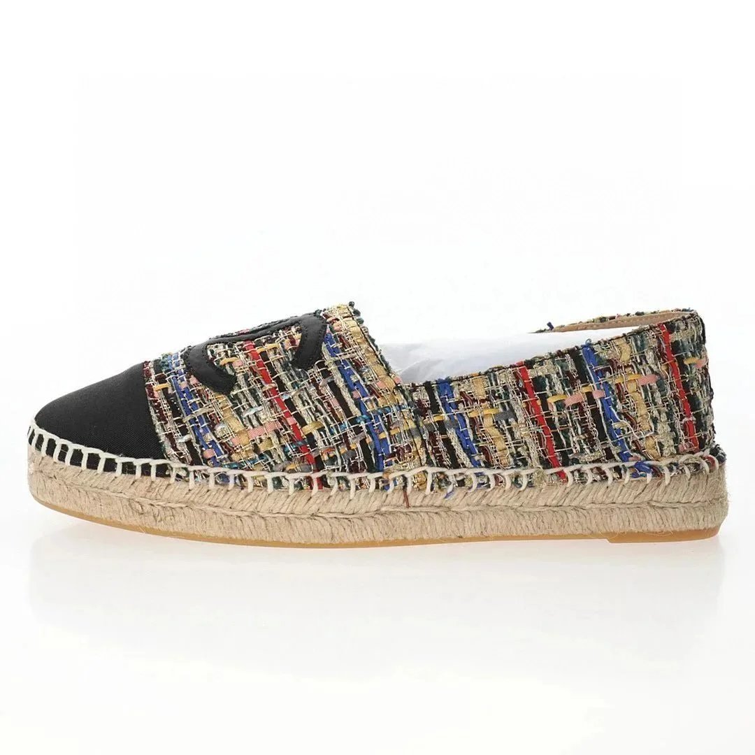 Chanel Casual Shoes Quilted Cap-Toe Espadrilles — 8