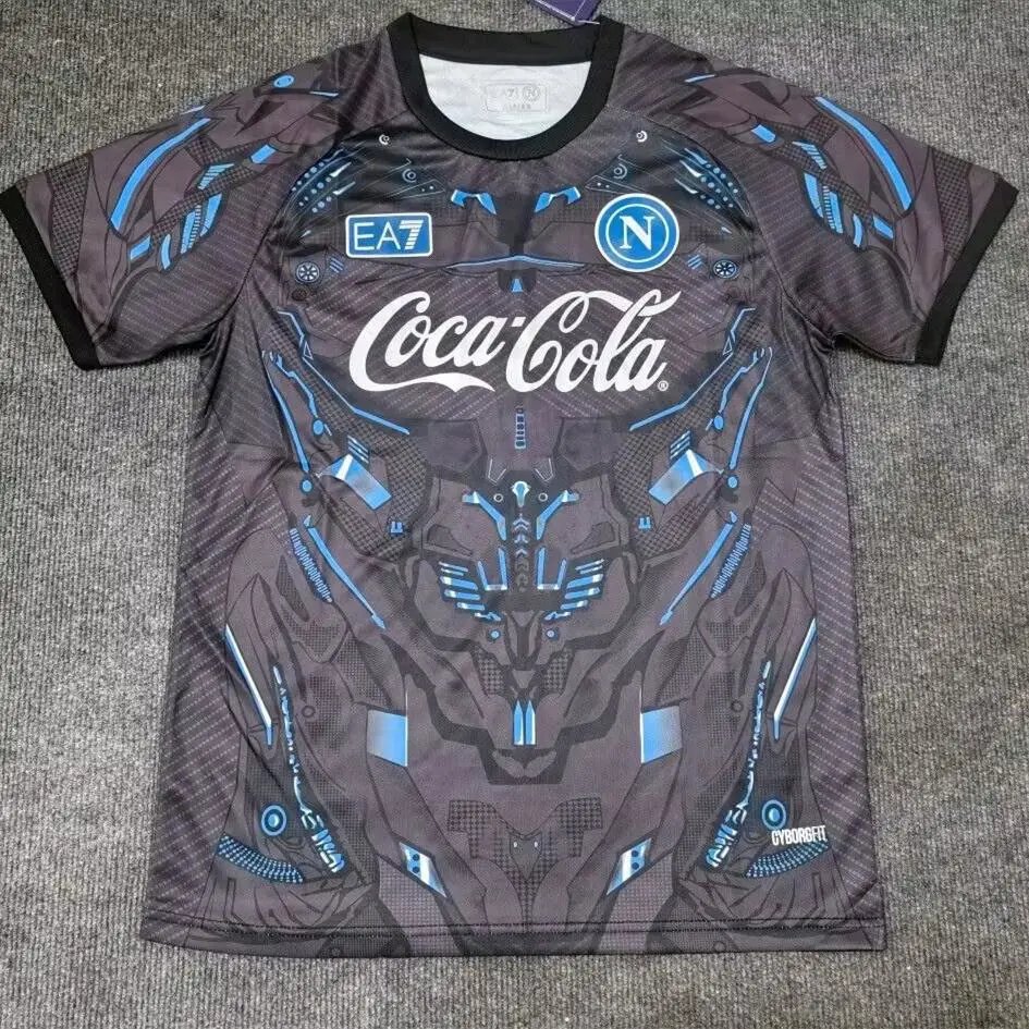 EA7 Football Jerseys SSC Napoli Jersey — 2526 Naples Special Edition Black