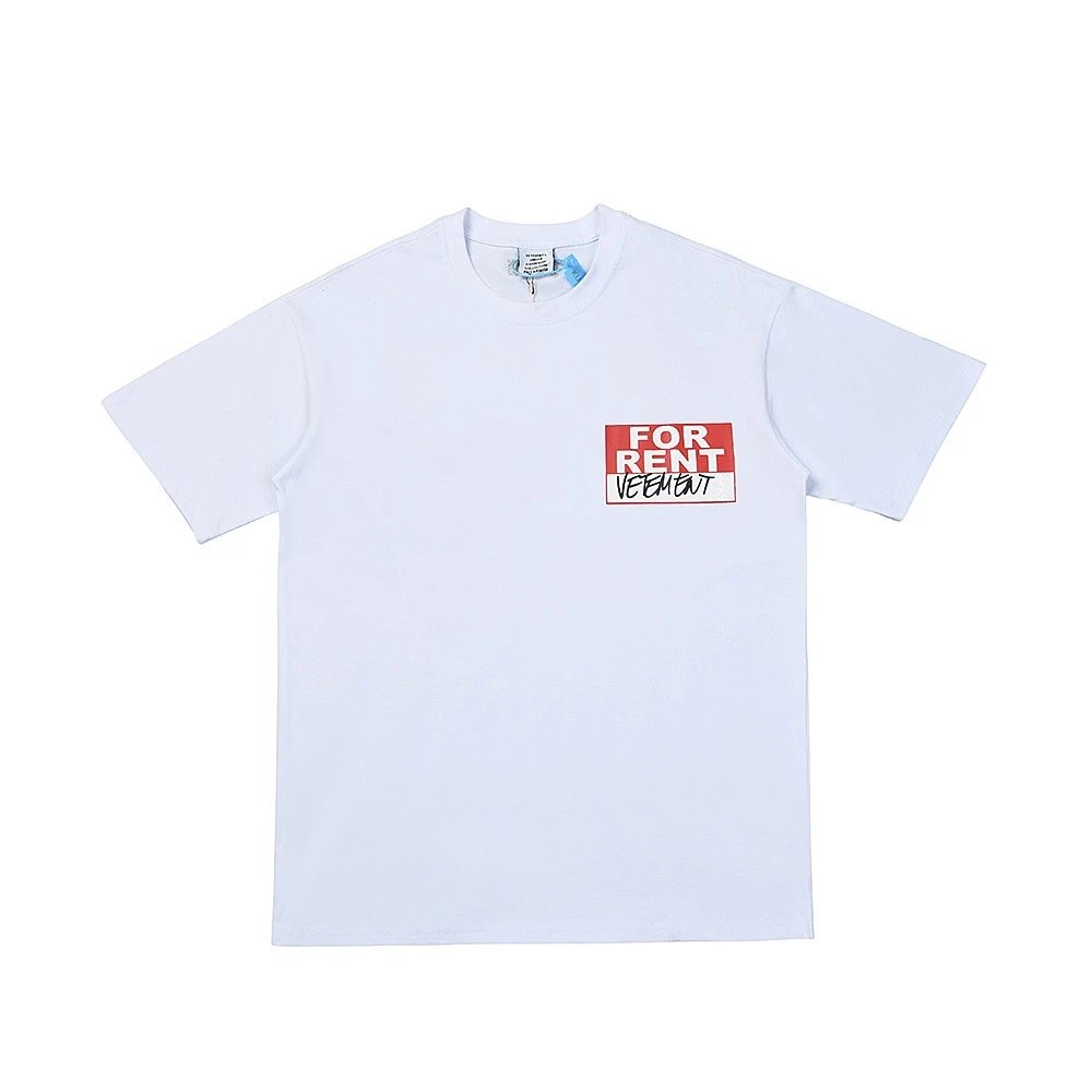 Vetements For Rent Black Graphic Print T-Shirt
