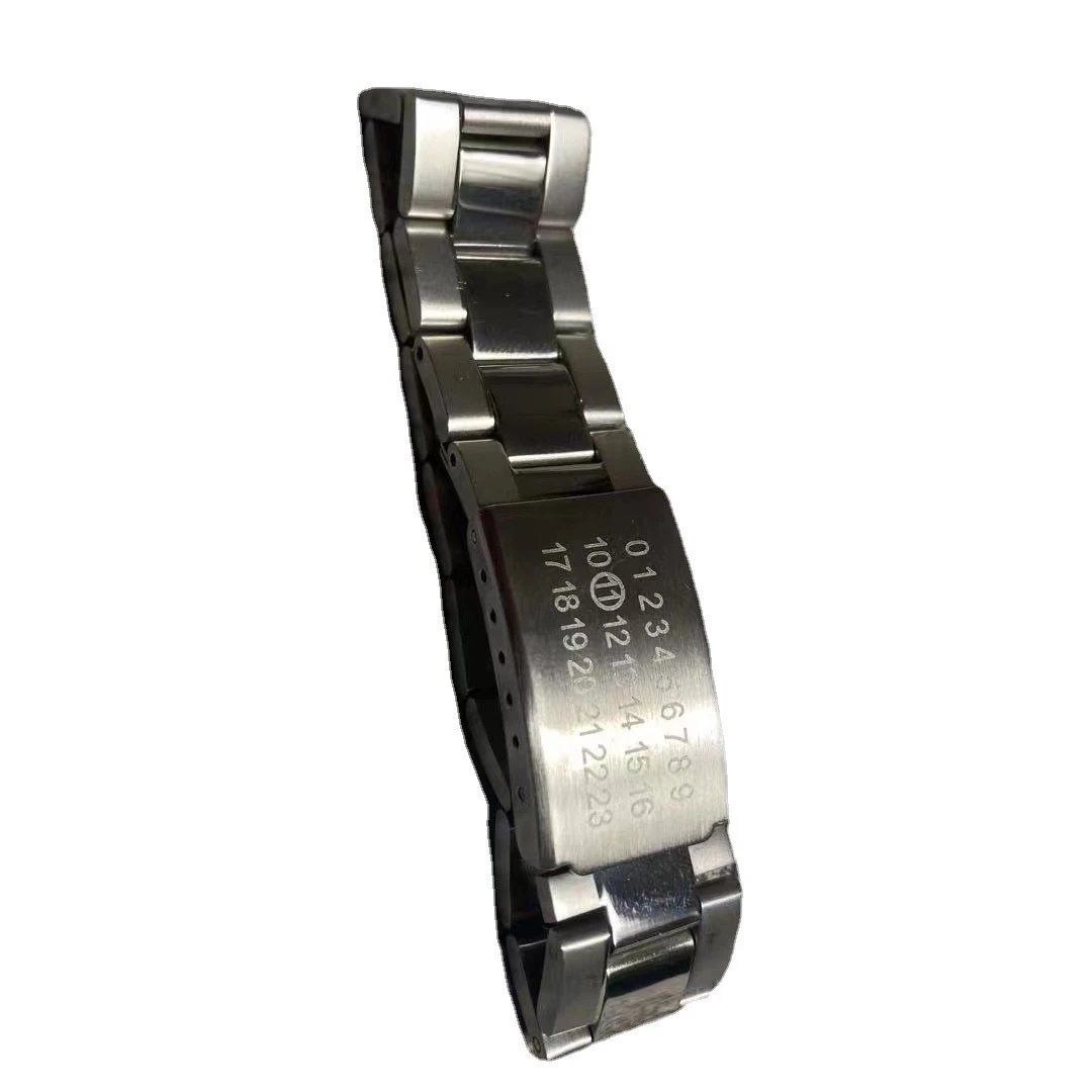 Metal Link Bracelet Gunmetal Industrial Style