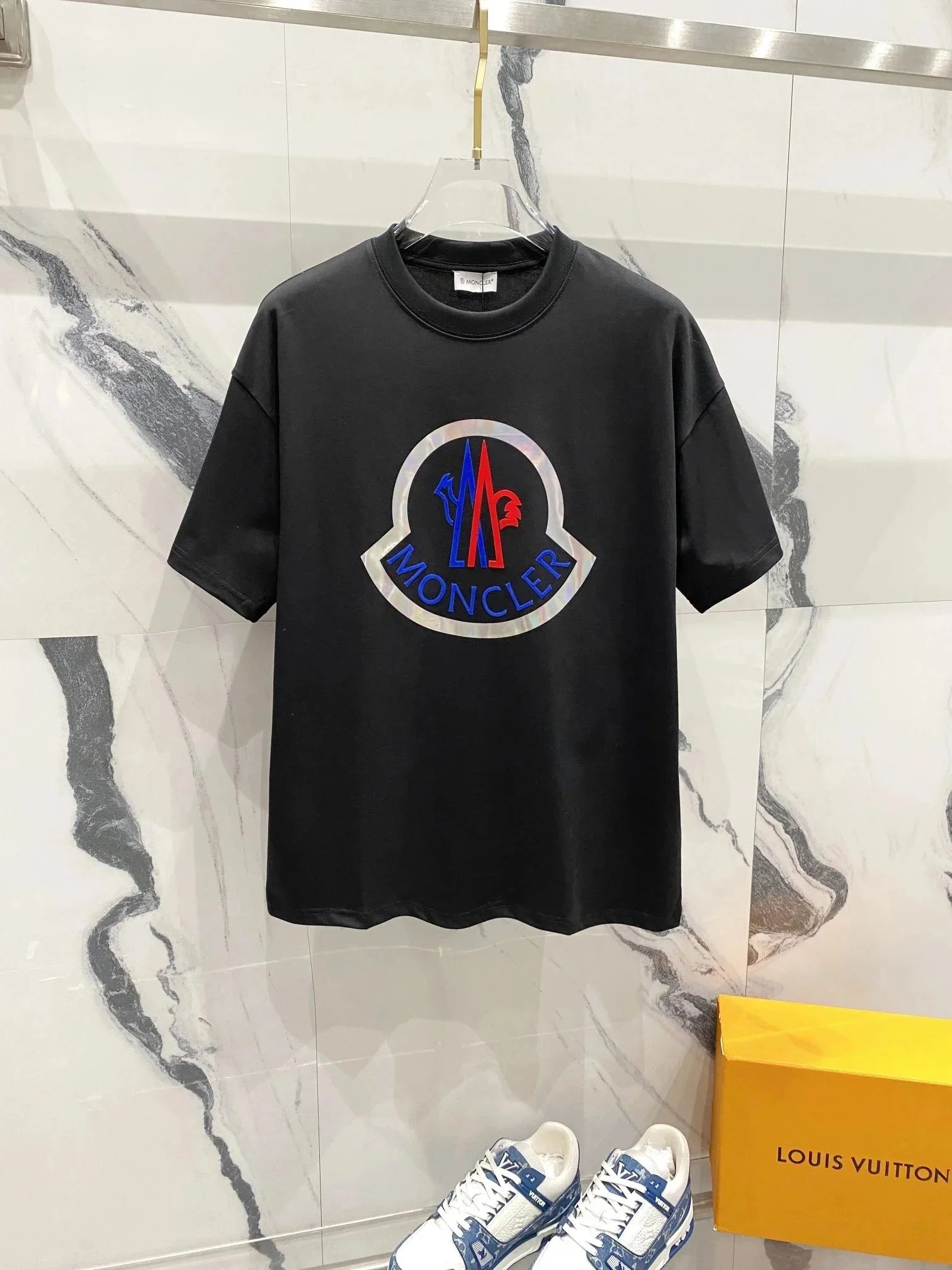 Moncler T-Shirts Logo Graphic — 20