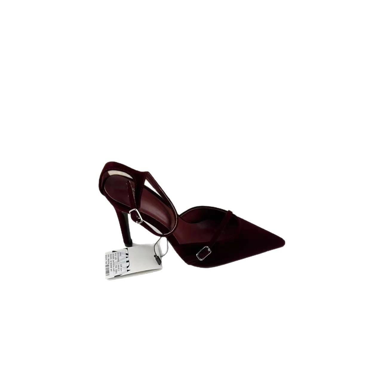 Zara High Heels Pointed-Toe Ankle-Strap Stiletto image 4