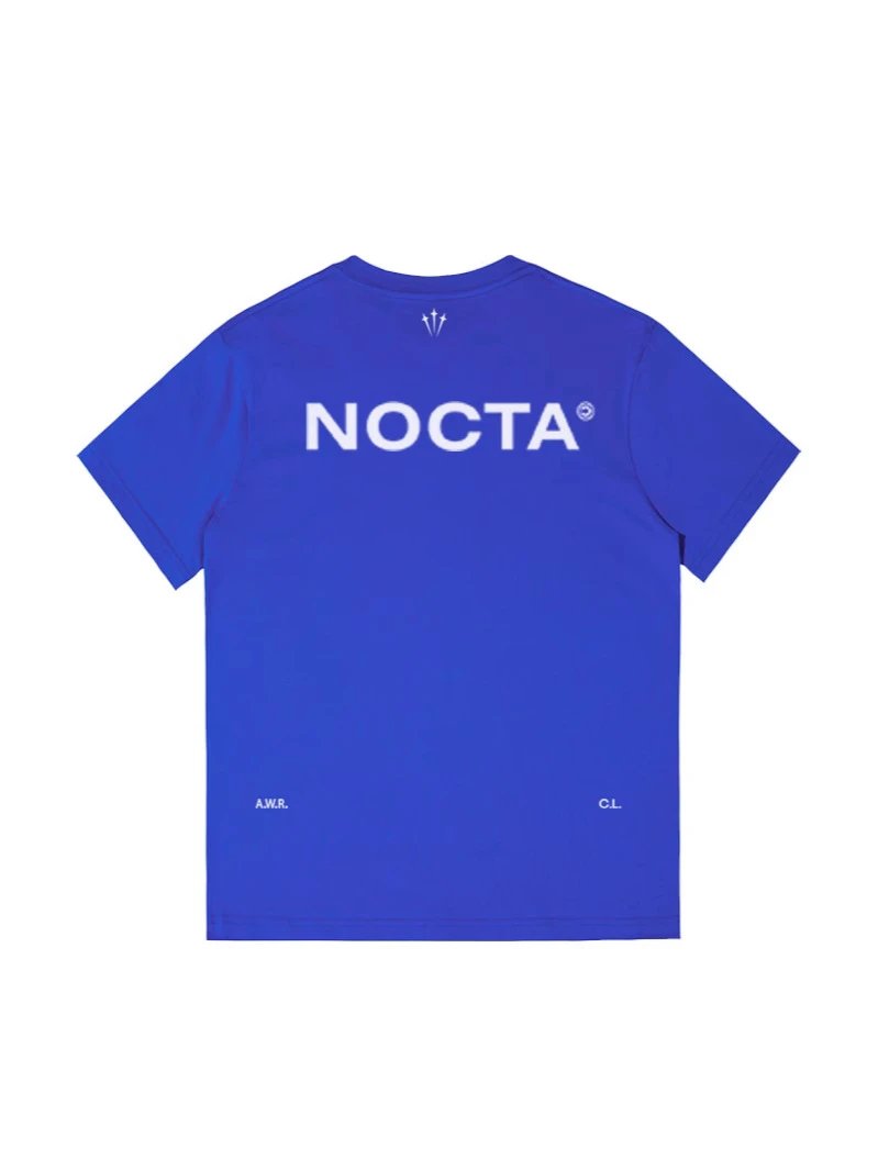 NOCTA T-Shirts Logo Print Short-Sleeve T-Shirt — Blue