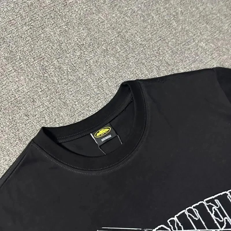 Cortez Graphic Print Black Streetwear T-Shirt