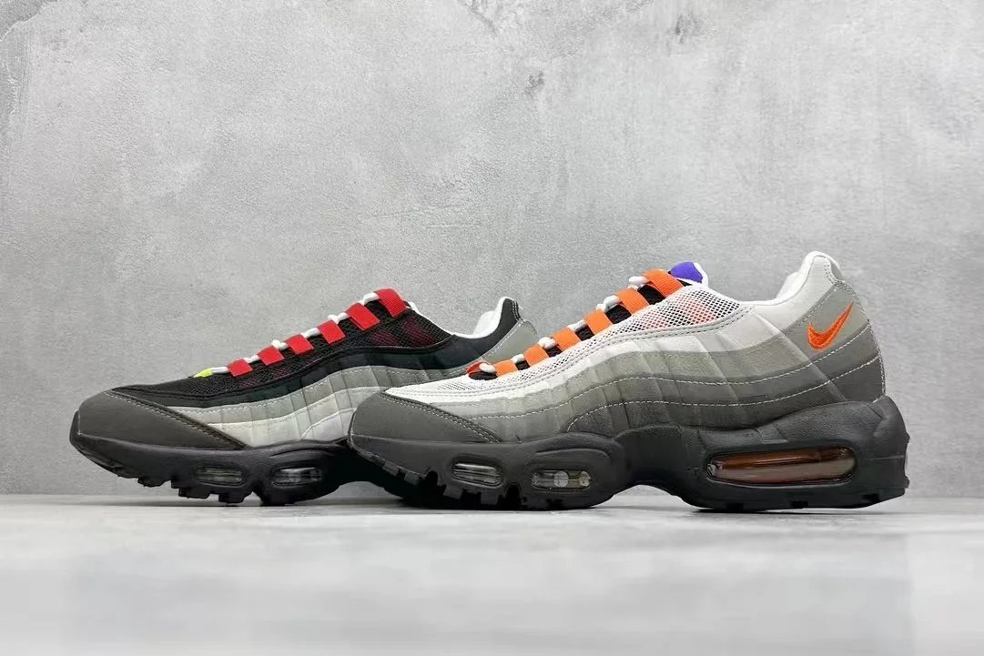 Nike Air Max 95 Grey Volt Neon Green Casual Sneakers