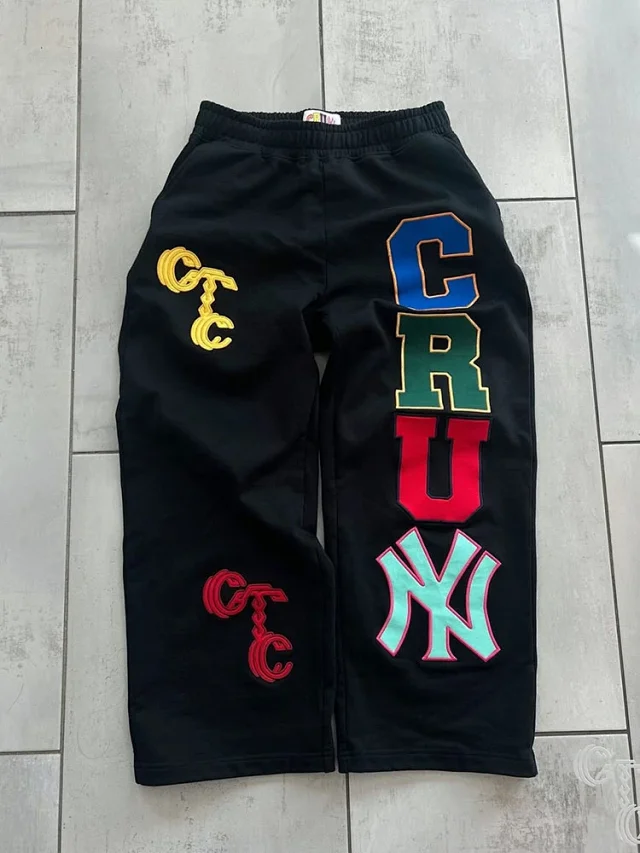 Unbranded Trousers Straight-Leg Graphic Appliqué product detail image 10