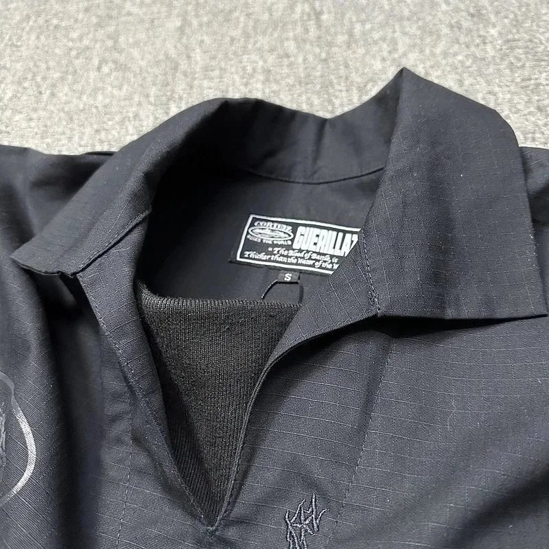Sebily Windbreaker Black Sporty Pullover Jacket