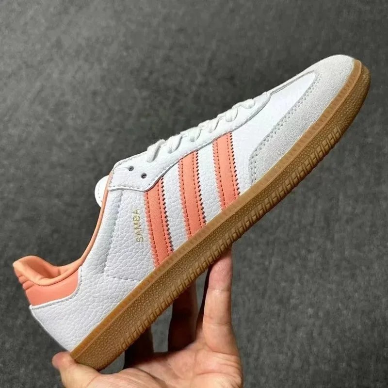 Adidas Samba Classic White Black Green Brown Casual Sneakers