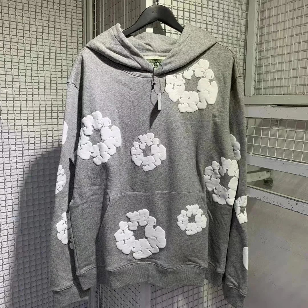 Floral Print Hooded Sweatshirt Set Multicolor Casual Tracksuit