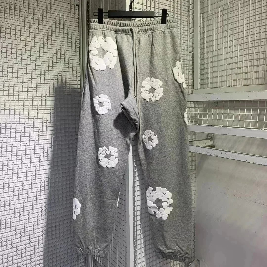 Floral Print Hooded Sweatshirt Set Multicolor Casual Tracksuit
