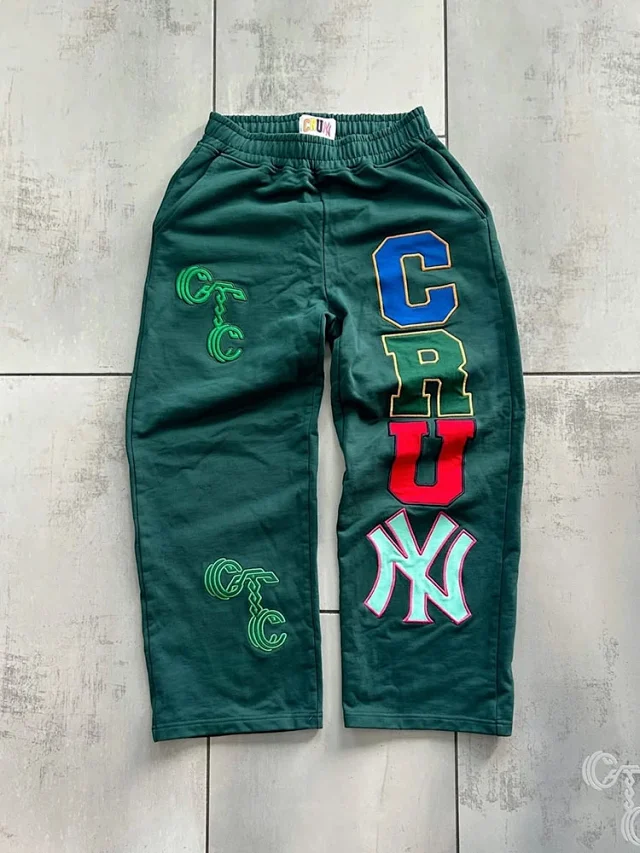 Unbranded Trousers Straight-Leg Graphic Appliqué product detail image 13