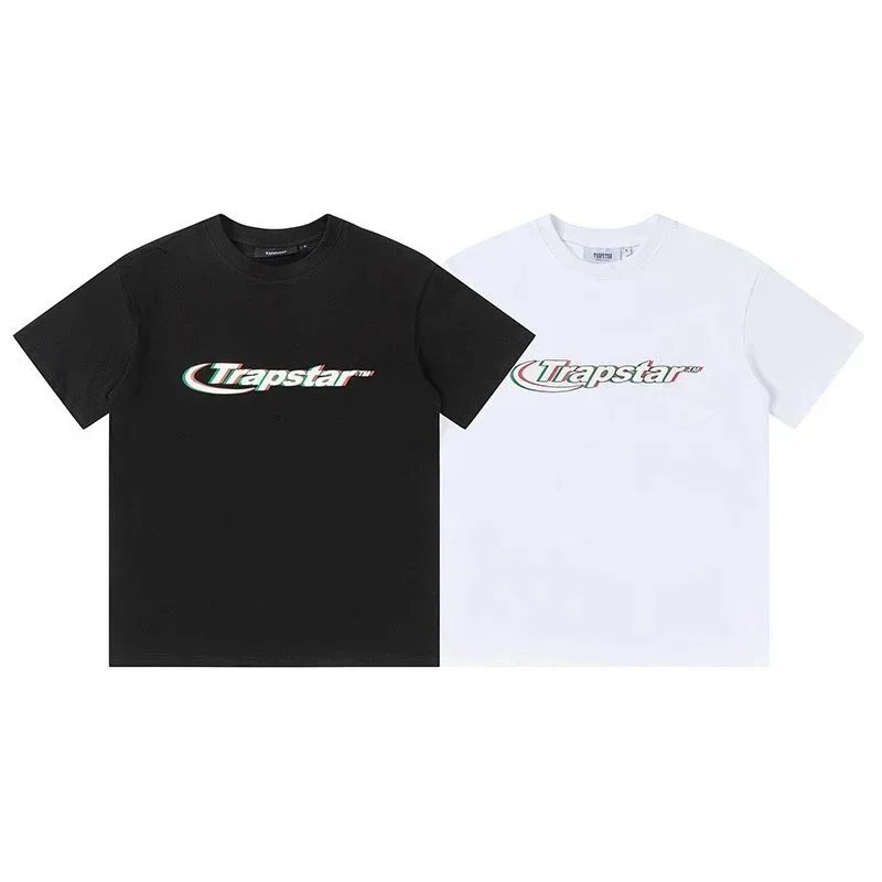 Trapstar Logo Black White Graphic T-Shirt
