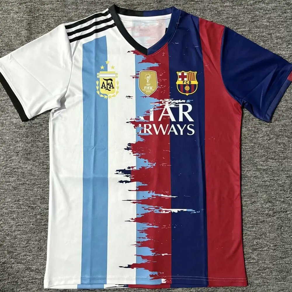 FC Barcelona Football Jerseys Assorted short-sleeve jersey designs — 2526 Barcelona Argentina joint
