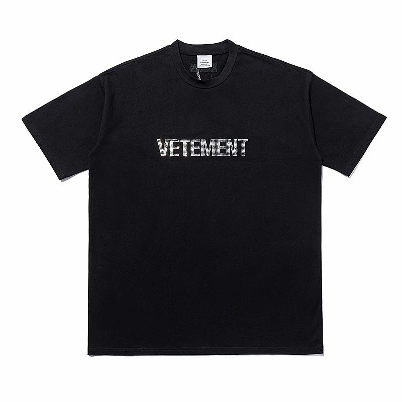Vetement Logo Black Oversized T-Shirt