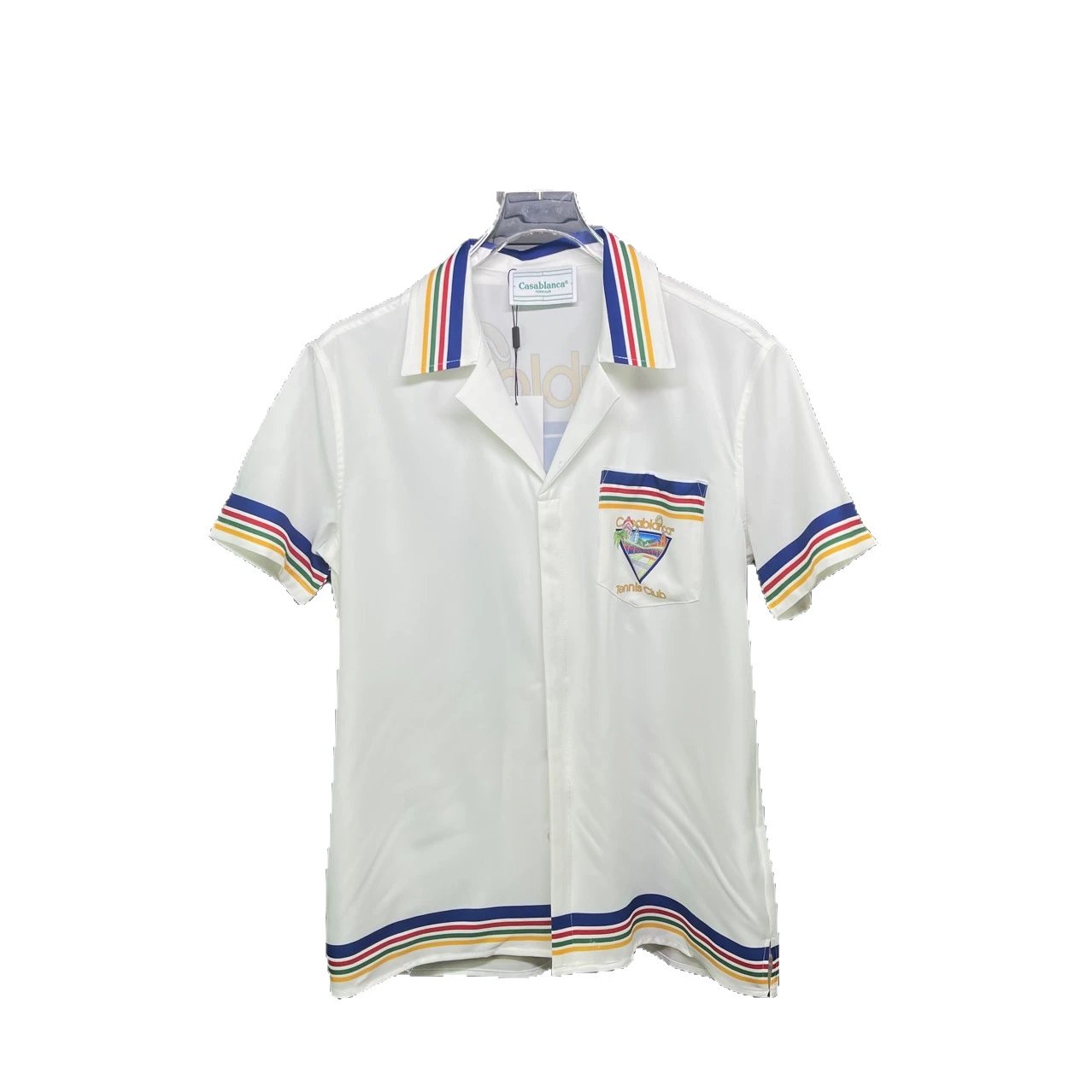 Casablanca Tennis Club White Retro Sport Shirt