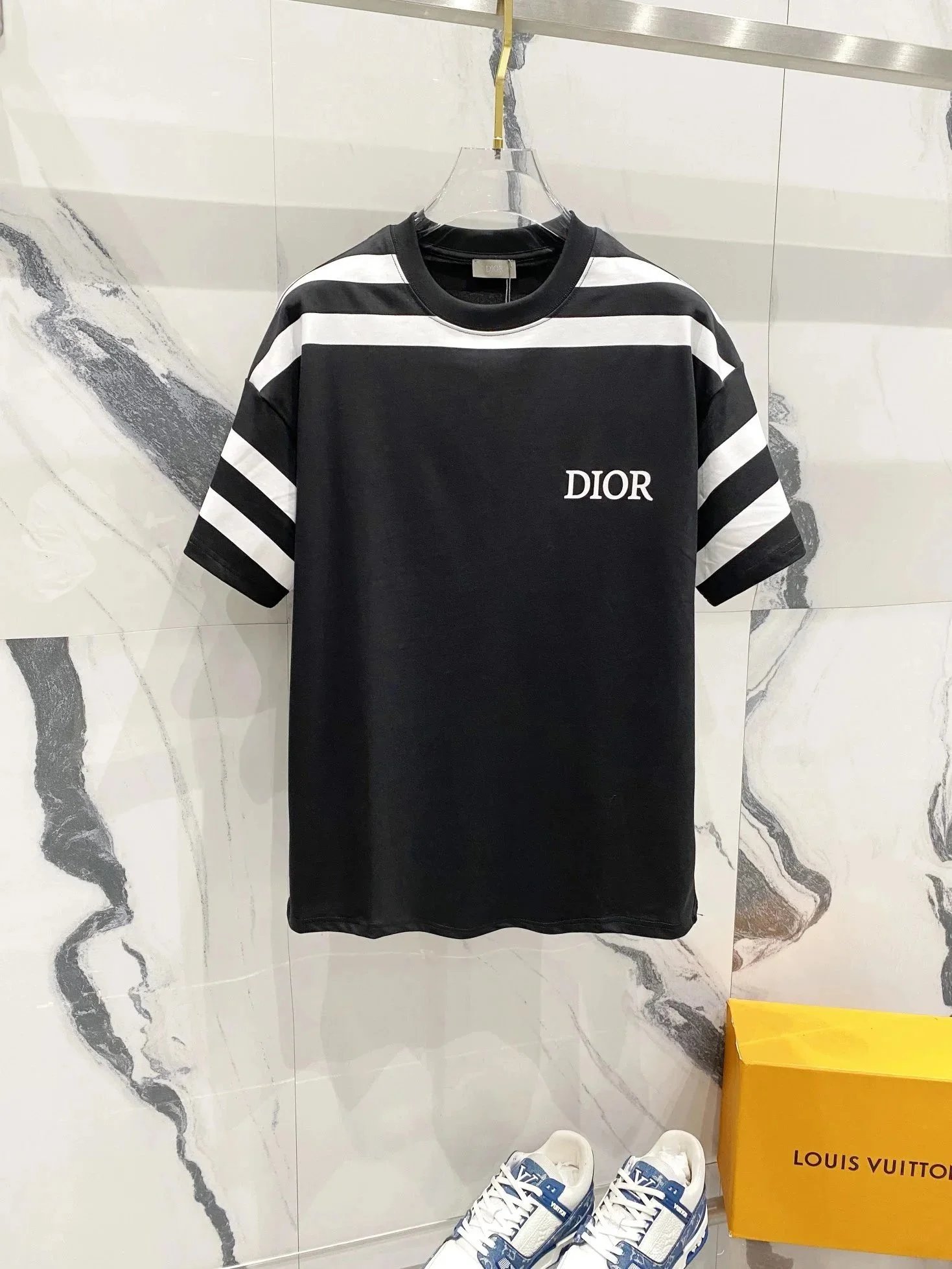 Dior T-Shirts Logo and Oblique Print image 8