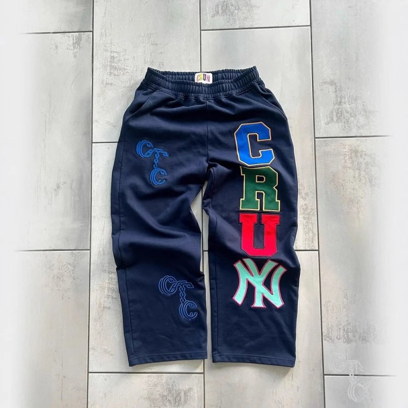 Unbranded Trousers Straight-Leg Graphic Appliqué image 2