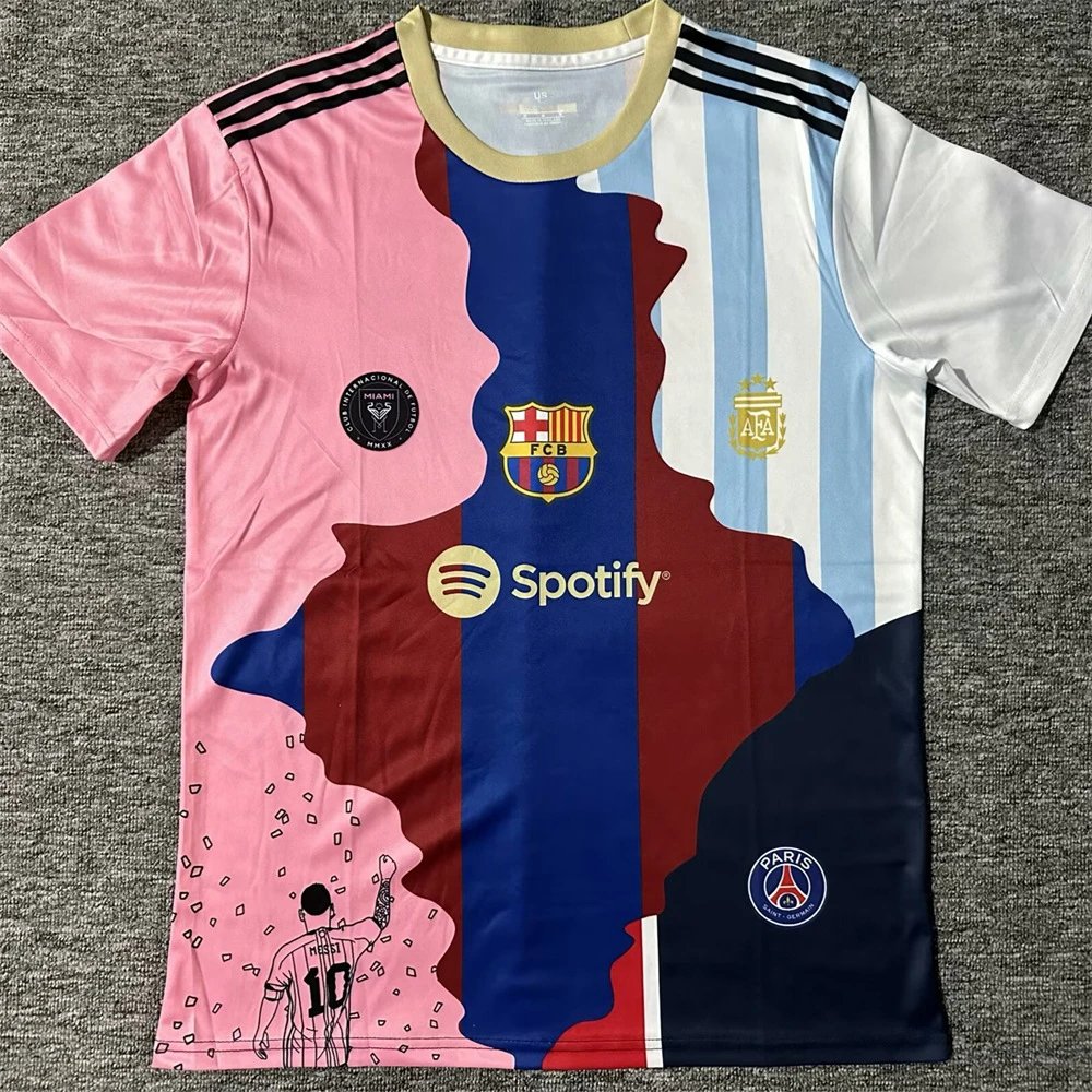 A Bathing Ape Football Jerseys Inter Miami CF camouflage jersey — 2526 Barcelona Miami May Commemorative