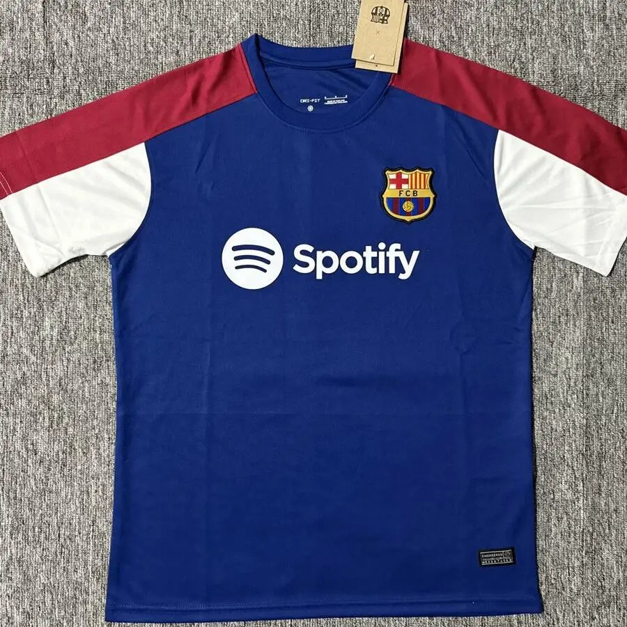 FC Barcelona Football Jerseys Assorted short-sleeve jersey designs — 2526 Barcelona navy blue training jersey