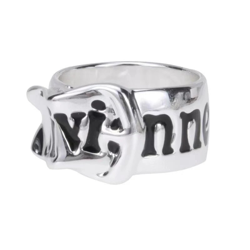 Vivienne Westwood Gold Logo Buckle Ring